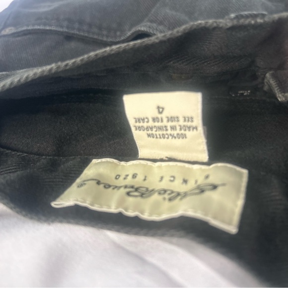 Eddie Bauer charcoal gray Relaxed Fit Capri Cropped Jeans Women’s Size 4 - Picture 3 of 12